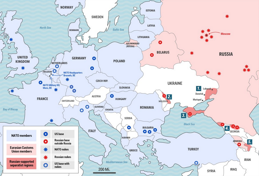 Военные базы в Европе