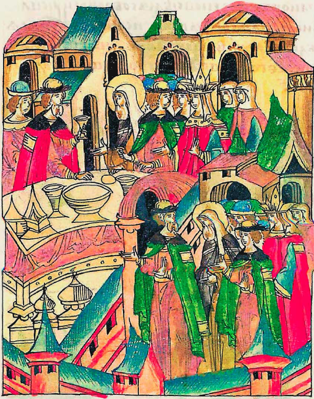 Иллюстрация из Лицевого летописного свода Ивана IV.